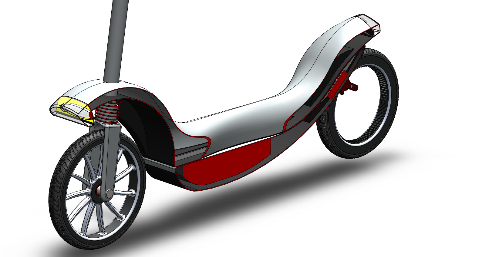 Concept Scooter, Evo-Hub Concept Electric Scooter, Peterman Design Firm