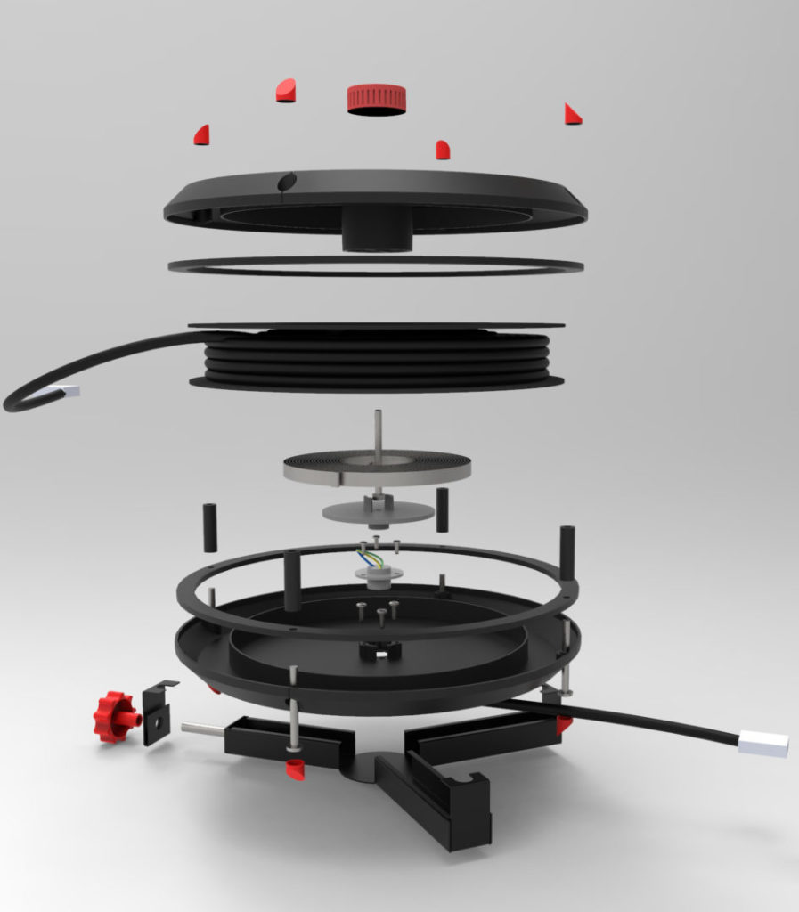 trailer cable reel, Retractable Trailer Cable Reel, Peterman Design Firm